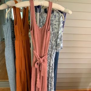 Gap wide leg cotton jumpsuit